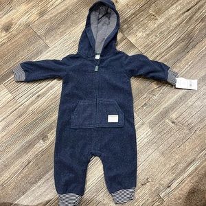 Brand new carters blue comfy one piece